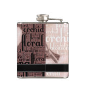 カスタムウェディングパーティーバラ金ゴールドマザーオブザブライド フラスク (裏面)