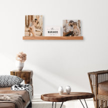 カスタムウェディングファミリーフォトモノグラム写真レッジ