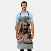 カスタムウェディングフォトエプロン エプロン (着用した状態)