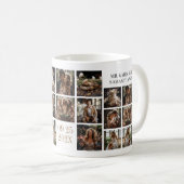 カスタムウェディングフォトカスタム文字 コーヒーマグカップ (正面右)