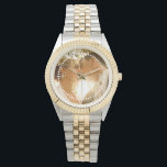 カスタムウェディングフォトキープサケ 腕時計<br><div class="desc">Custom Wedding Photo Keepsake Watch素晴らしは、長年にわたって記憶されるべきギフトアイディアである。簡単に、正方形のテンプレート写真を自分の写真に置き換え厳選されたて結婚ユニーク、ギフトを作結婚ること。</div>