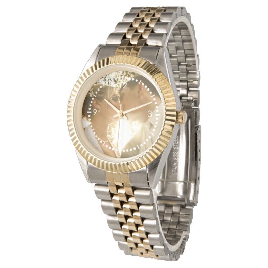 カスタムウェディングフォトキープサケ 腕時計 (アングル)