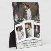 カスタムウェディングフォトコラージュプラーク フォトプラーク (側面)