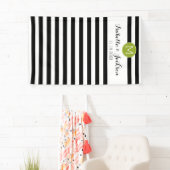 カスタムウェディングフォトバックドランド新郎新婦モノグラム 横断幕 (インサイチュ)