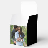 カスタムウェディングフォトブラック フェイバーボックス (オープン)