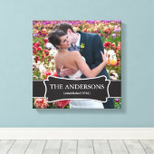 カスタムウェディングフォトラップのキャンバス キャンバスプリント (インサイチュ (ウッドフロア))