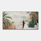 カスタムウェディングフォトラージコンピュータ デスクマット (正面)