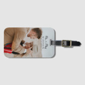 カスタムウェディングフォト書道 ラゲッジタグ (正面横)