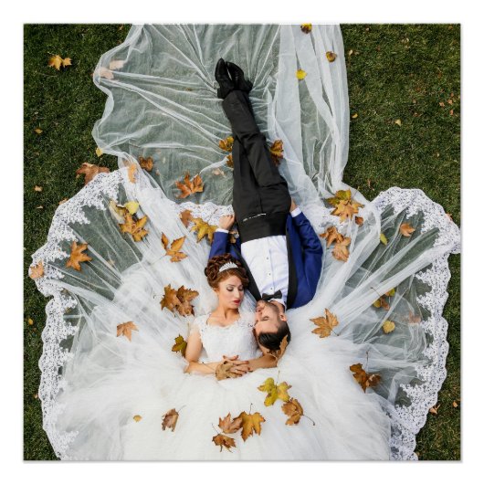 カスタムウェディングフォト ポスター (正面)