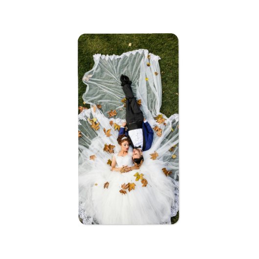 カスタムウェディングフォト ラベル (正面)