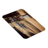 カスタムウェディングフォト |日付の保存 マグネット (右側)