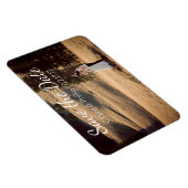 カスタムウェディングフォト |日付の保存 マグネット (右側)