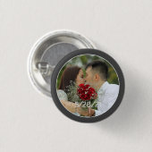 カスタムウェディングフォト 缶バッジ (正面&裏面)