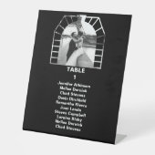 カスタムウェディングフォームボードのポスターサイン結婚、 台座サイン (正面)