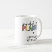 カスタムウェディングプランナーイベントプランナー コーヒーマグカップ (正面右)