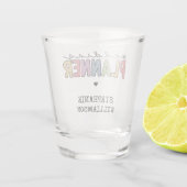 カスタムウェディングプランナーイベントプランナー ショットグラス (裏面)