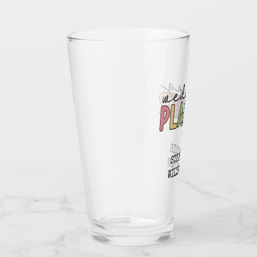 カスタムウェディングプランナーイベントプランナー タンブラーグラス (右)