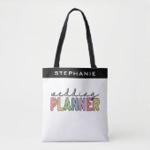 カスタムウェディングプランナーイベントプランナー トートバッグ (正面)