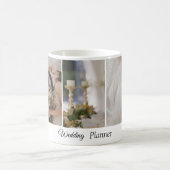 カスタムウェディングプランナーフォトマグカップ コーヒーマグカップ (中央)