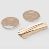 カスタムウェディングプログラムハンドファン ハンドファン (組立なし)