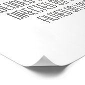 カスタムウェディングムービーポスター写真テンプレート ポスター (角)