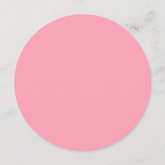 カスタムウェディングメニュー水彩ピンク花模様 メニュー (裏面)