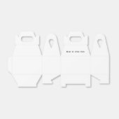 カスタムウェディングリトリート フェイバーボックス (折り畳みなし)