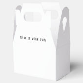 カスタムウェディングリトリート フェイバーボックス (オープン)