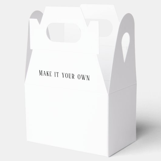 カスタムウェディングリトリート フェイバーボックス (オープン)