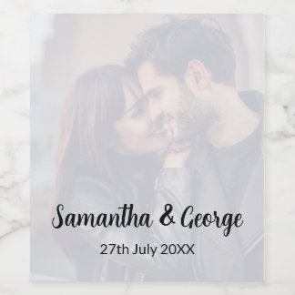 カスタムウェディングワインボトル（写真あり） ワインラベル