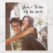 カスタムウェディングワインラベル ワインラベル (シングルラベル)