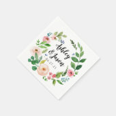 カスタムウェディング婚約カクテルナプキンズwith Na スタンダードカクテルナプキン (角)