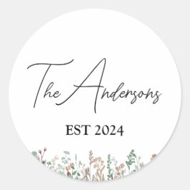 カスタムウェディング封筒用シール ラウンドシール