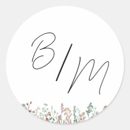 カスタムウェディング封筒用シール ラウンドシール