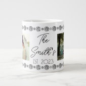 カスタムウェディング専門マグカップ ジャンボコーヒーマグカップ (正面)