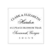 カスタムウェディング差出人住所スタンプ ラバースタンプ (インプリント)