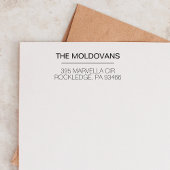 カスタムウェディング差出人住所 パーソナライズされた ラバースタンプ