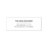 カスタムウェディング差出人住所 パーソナライズされた ラバースタンプ (インプリント)