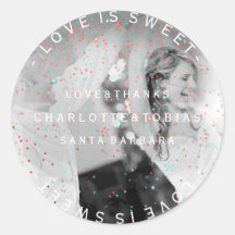 カスタムウェディング感謝していティール（緑がかった色）ピンクの写真のお気に入り