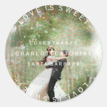 カスタムウェディング感謝していティール（緑がかった色）ピンクフォトバブル