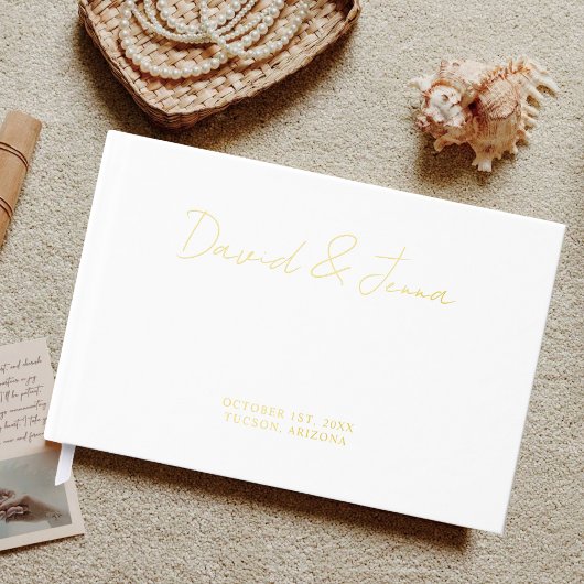 カスタムウェディング披露宴婚約 パーソナライズされた ゲストブック