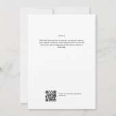 カスタムウェディング招待状テンプレート – 独自のイメージを追加 (裏面)