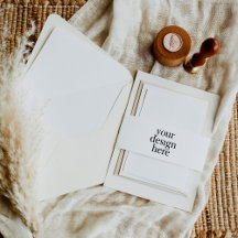 カスタムウェディング招待状用帯ラップ