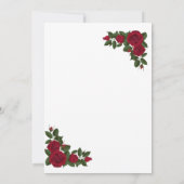 カスタムウェディング招待状 | エレガントデザイン 招待状 (裏面)