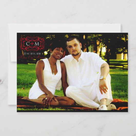 カスタムウェディング招待状 招待状 (正面)