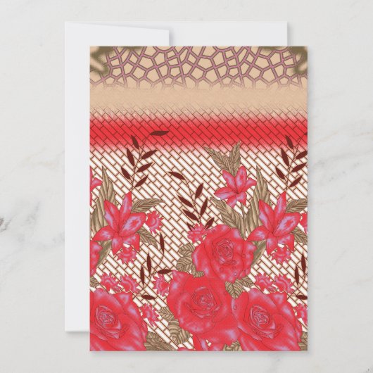 カスタムウェディング招待状 | RSVPポストカード 招待状 (正面)