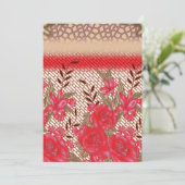 カスタムウェディング招待状 | RSVPポストカード 招待状 (スタンド正面)