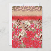 カスタムウェディング招待状 | RSVPポストカード 招待状 (裏面)