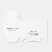 カスタムウェディング特典ボックス フェイバーボックス (折り畳みなし)