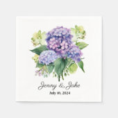 カスタムウェディング紙ナプキンス スタンダードカクテルナプキン (正面)